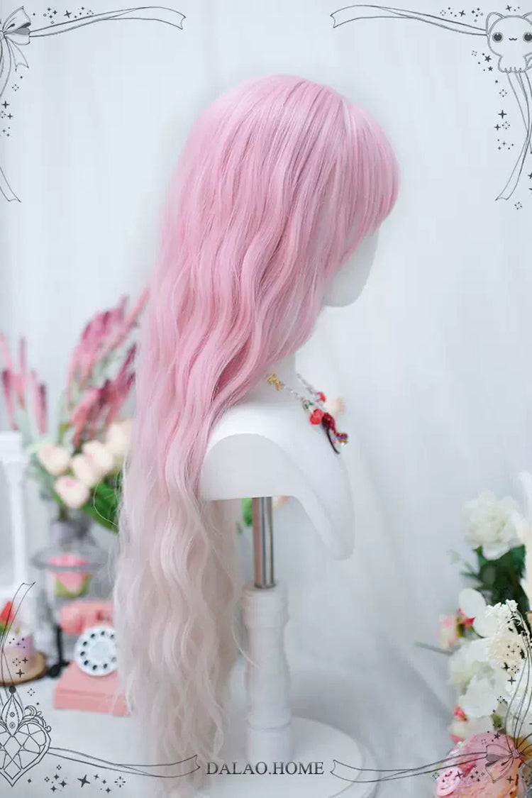 Rose Long Curly Gradient Lolita Wig