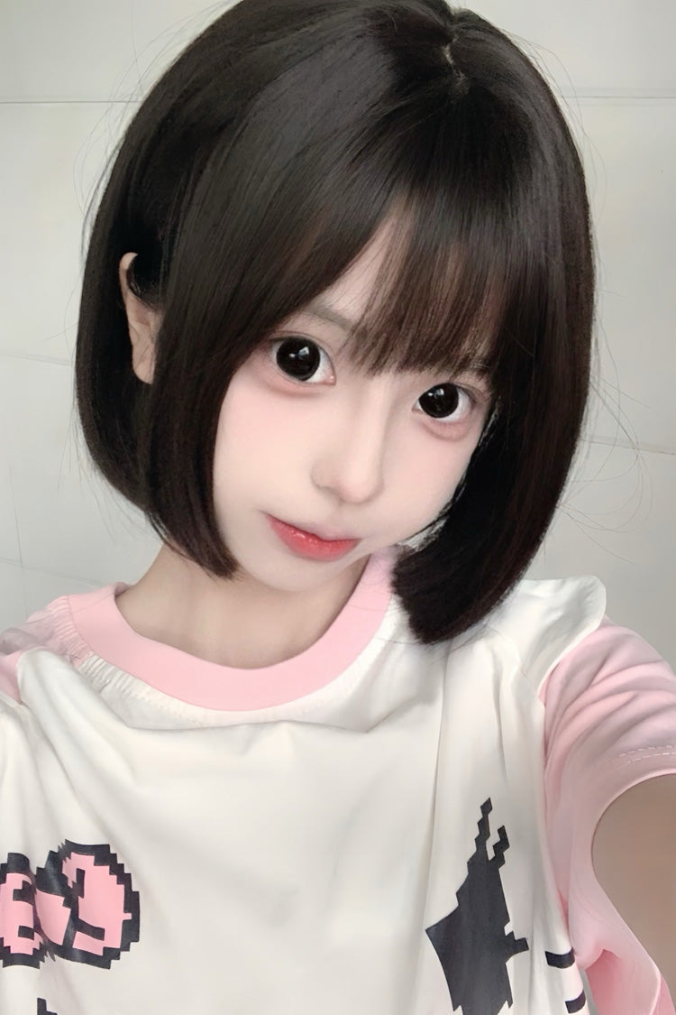 Stylish Bob Wig - Straight Short Lolita Hair
