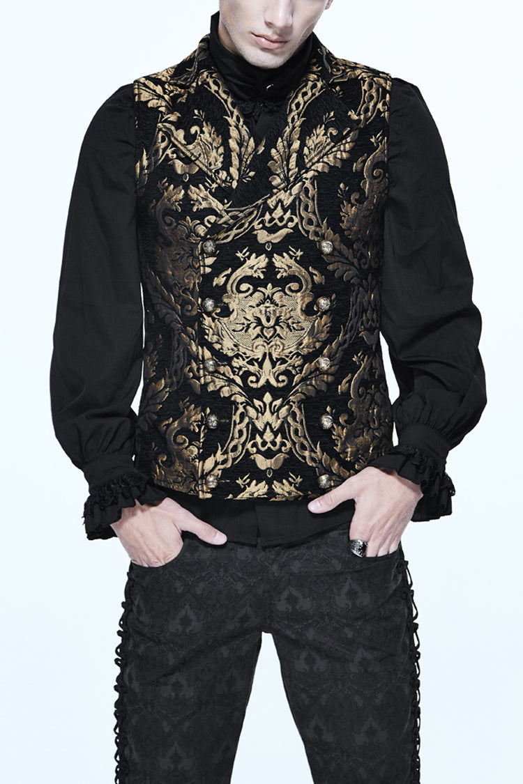 Gothic Waistcoat with Jacquard Pattern