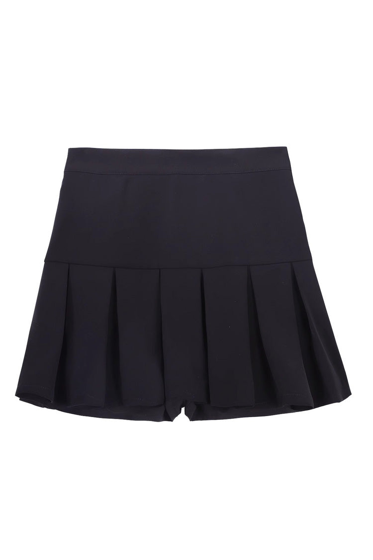 Ruffled Gothic Lolita Skirt in Black