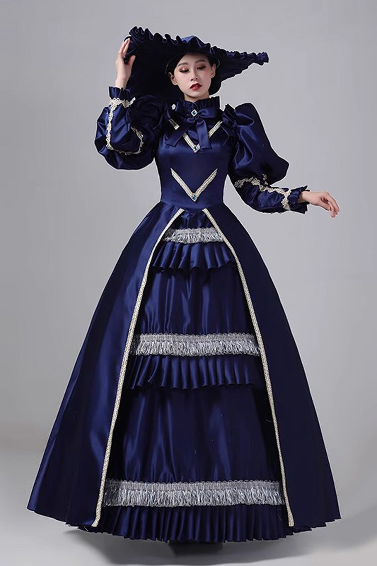 Ruffled Cardigan Classic Victorian Gown - Princess Vintage