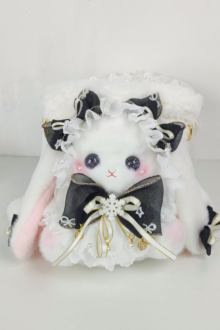 Sweet Lolita Bunny Bucket Bag with Drawstring and Bow, 10 Shades