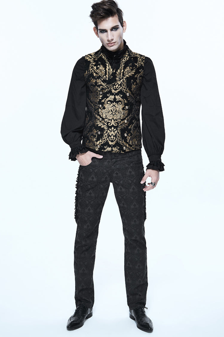 Gothic Waistcoat with Jacquard Pattern