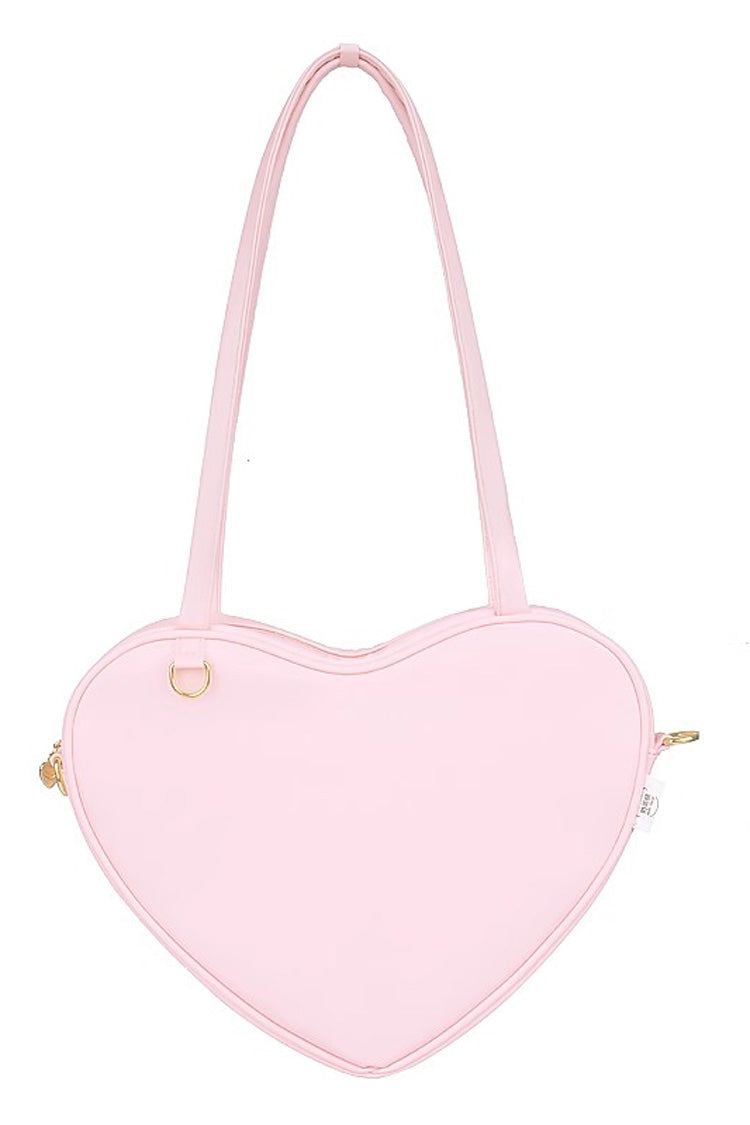 Sweet Heart-Embellished Lolita Shoulder Bag, 6 Color Options