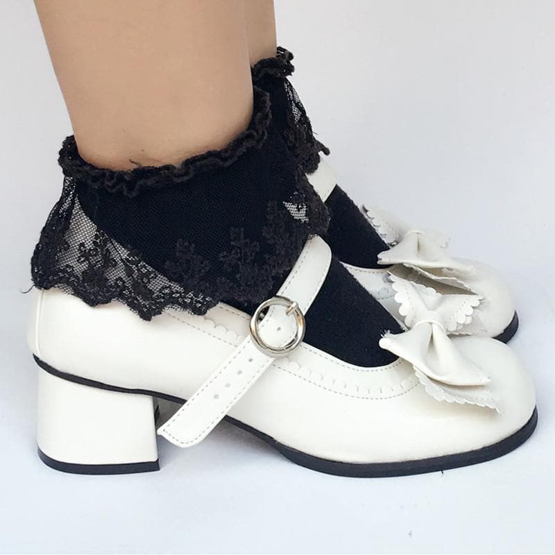 Bow Custom Made Lolita Elegant SP168082 Shoes