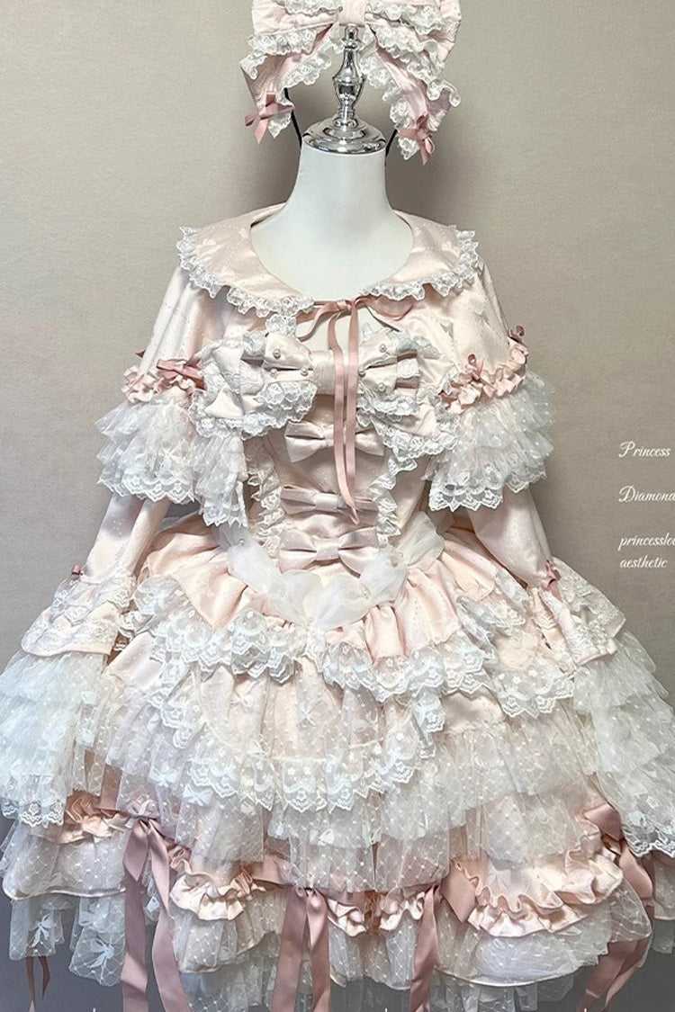 Multi Layer Bow Lace Sweet Princess Jsk - Girl Doll