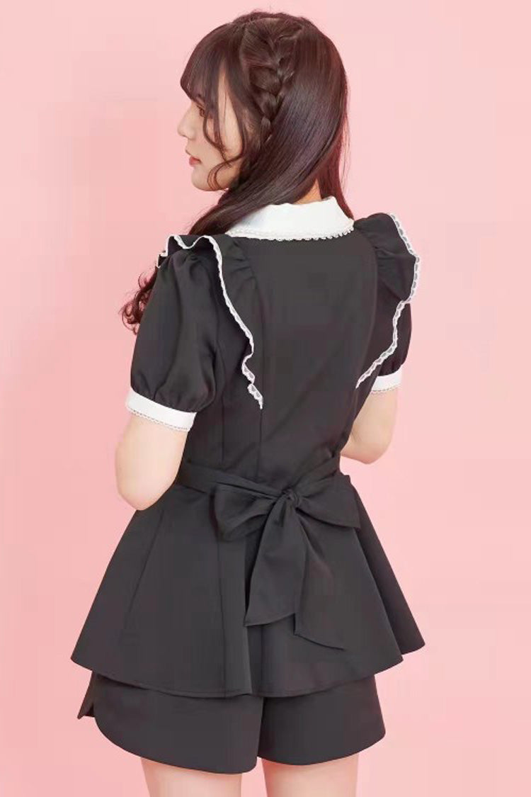 Jirai Kei Japanese Dress Set with Bowknot