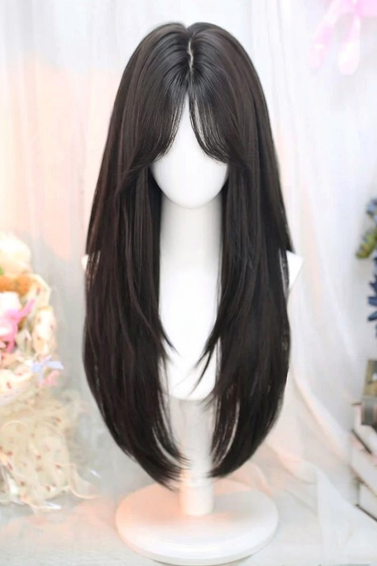Daily Lolita Wig with Straight Hair and Eight Bangs