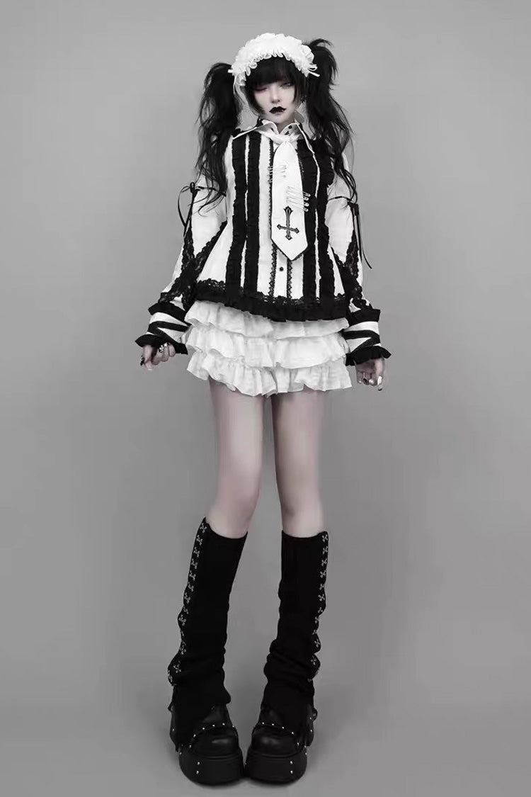 Multi-Layer Ruffle Skirt - Jirai Kei Charm
