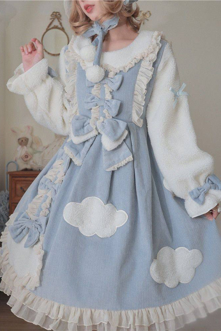 Ruffled Lace Long Sleeve Sweet Lolita Dress