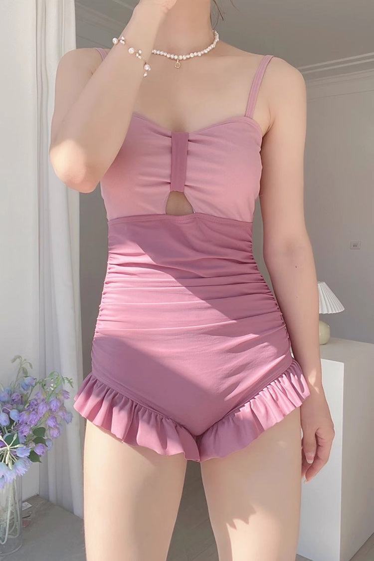 Lolita Swimsuit with Ruffle Tube Top
