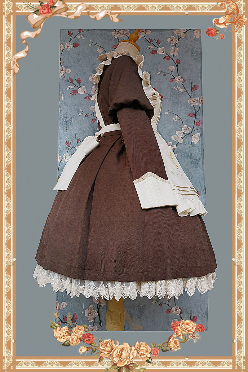 Puff Sleeve Bow Vintage Classic Lolita Dress
