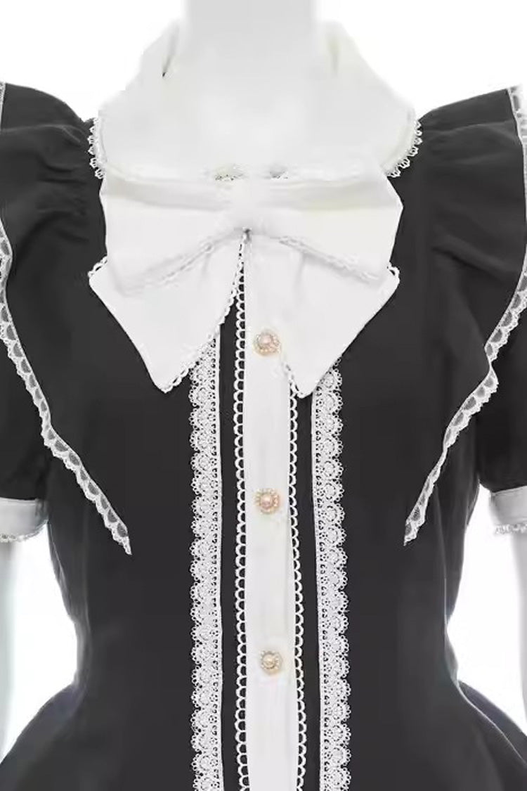 Jirai Kei Japanese Dress Set with Bowknot
