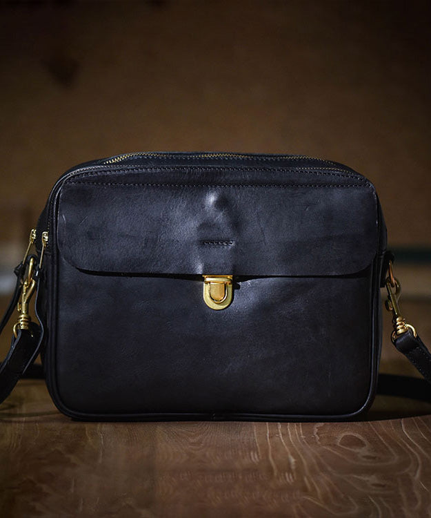 Art Versatile Leather Orange Durable Cross-body Bag