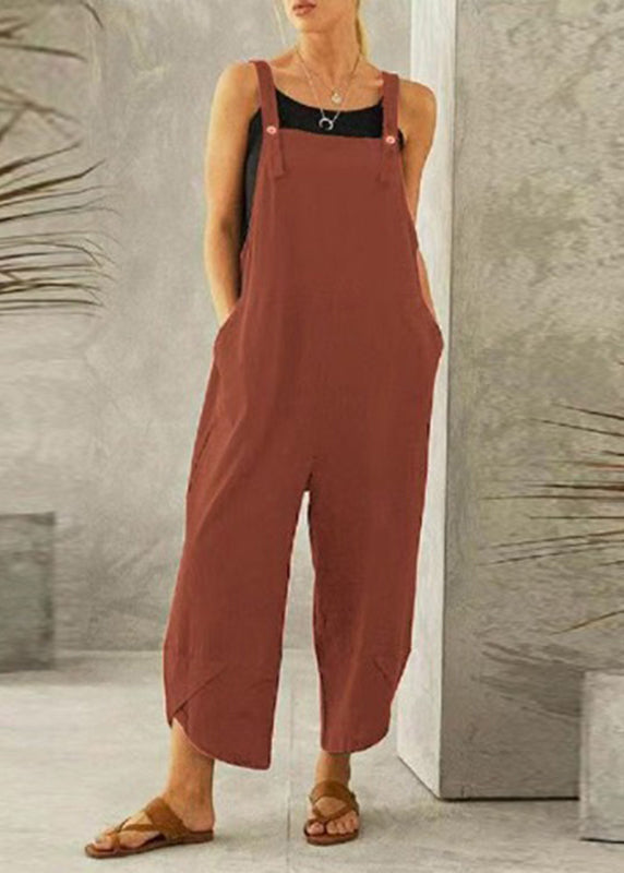 Boutique Slash Jumpsuit Summer Patchwork Dark Grey Neck
