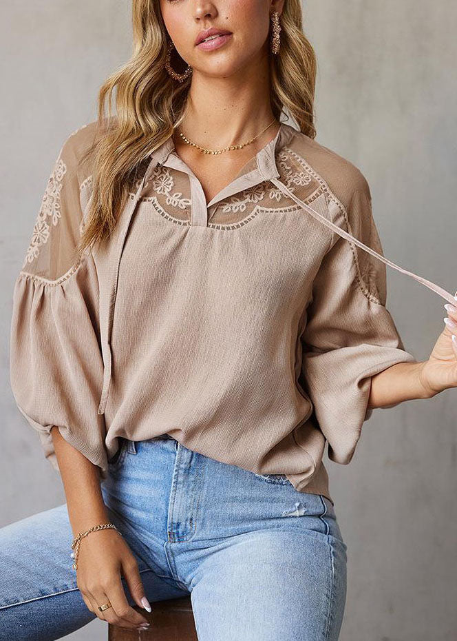 Green Chiffon Army Italian Fall Top Patchwork Tulle