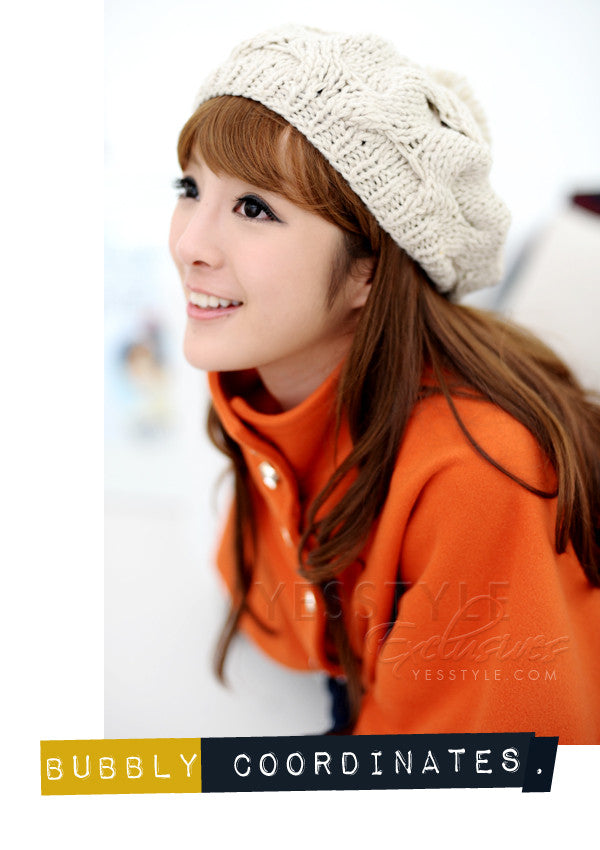 Cable Beret Knit