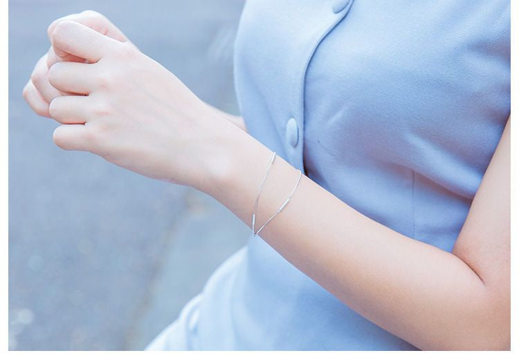 Segment Bar 925 Bracelet Silver Sterling