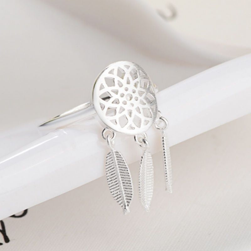Silver Open 925 Sterling Dream Ring Catcher