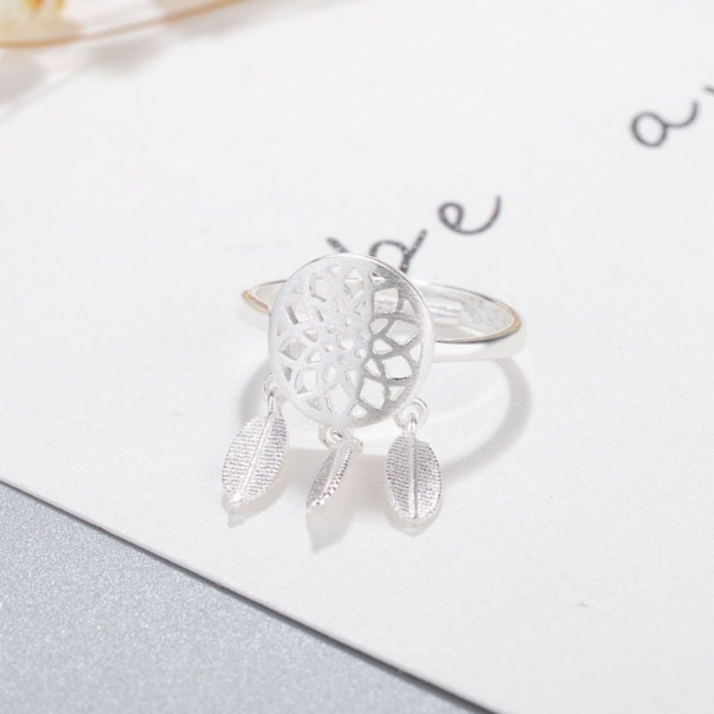 Silver Open 925 Sterling Dream Ring Catcher