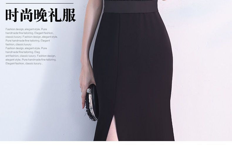 Mermaid Gown Short-Sleeve Evening