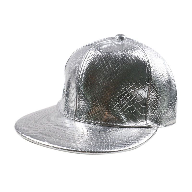 Faux Leather Baseball Cap