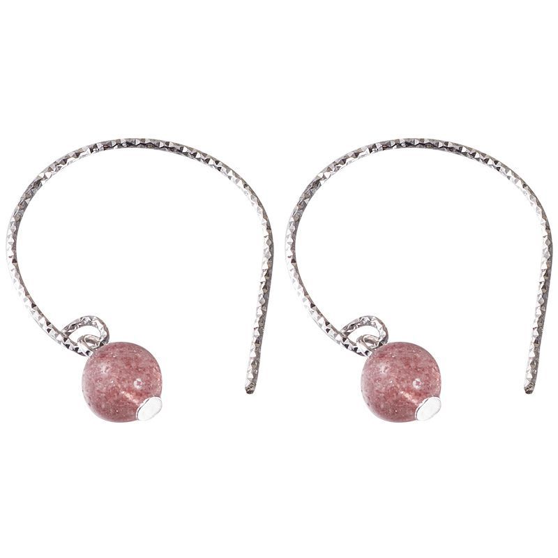 Earring Dangle Crystal Sterling Faux Silver