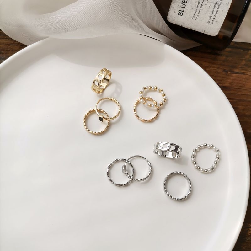 / (various Faux Set Ring 5: Pearl of Alloy designs)
