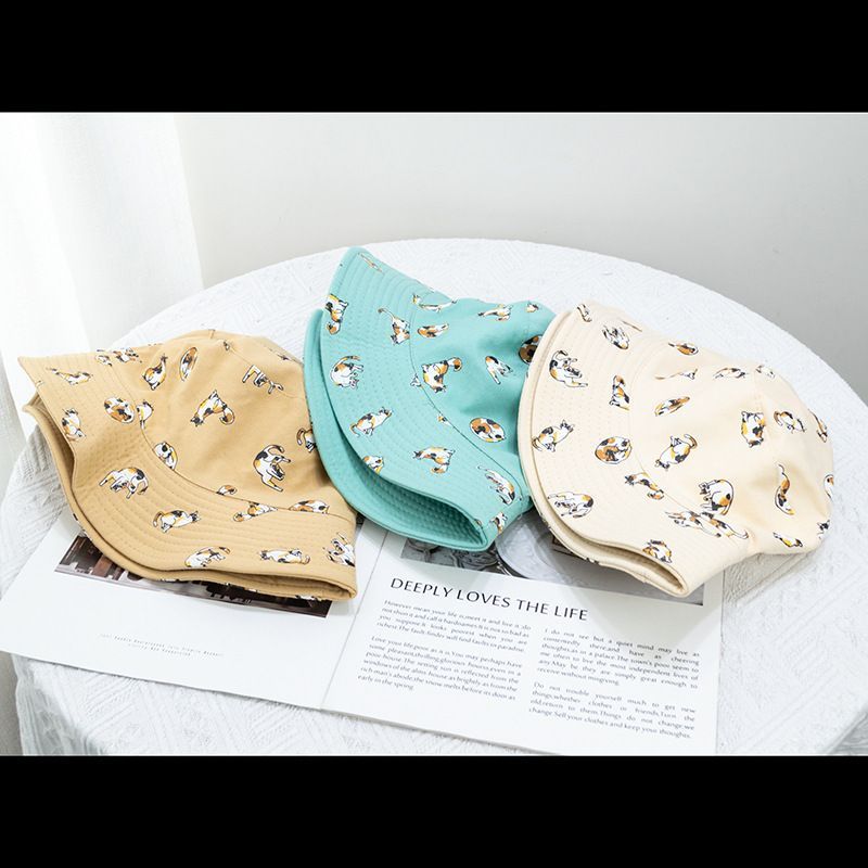 Bucket Cat Reversible Hat