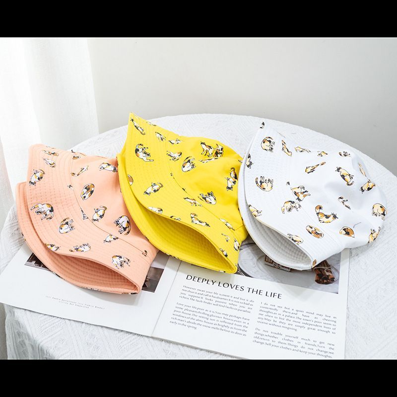 Bucket Cat Reversible Hat