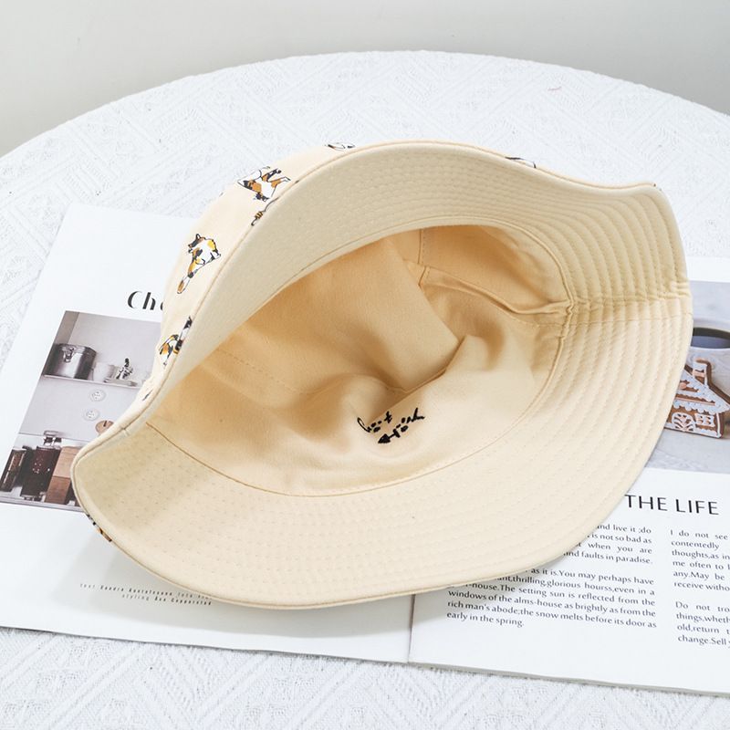 Bucket Cat Reversible Hat