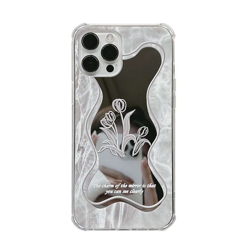 Phone Flower Mirrored Case