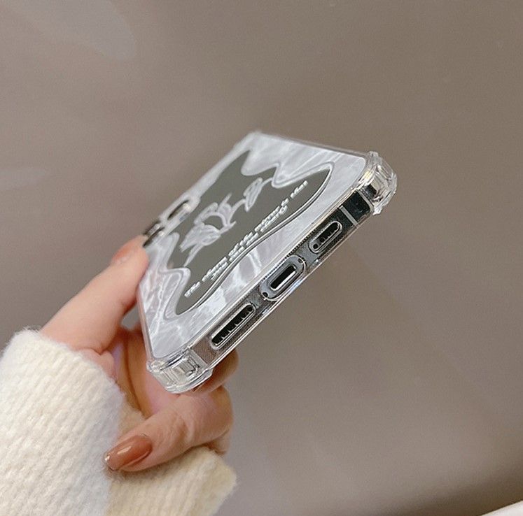 Phone Flower Mirrored Case