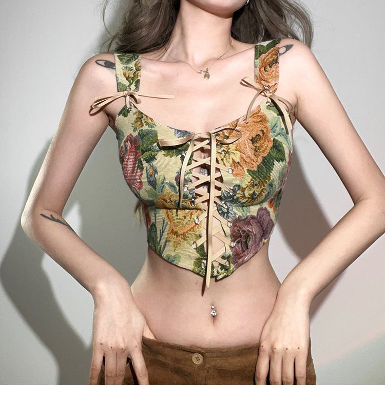 Floral Top Corset