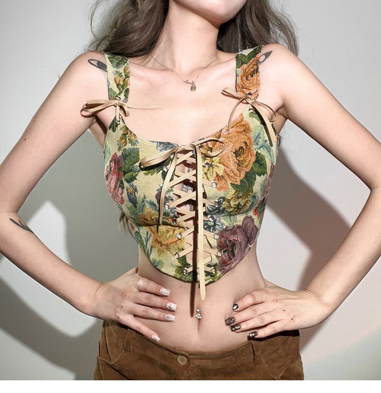 Floral Top Corset