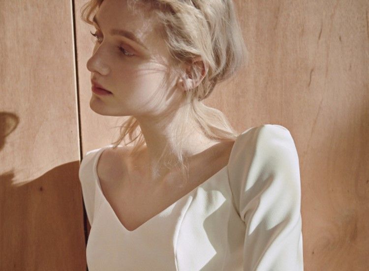 Wedding A-Line Long-Sleeve Gown