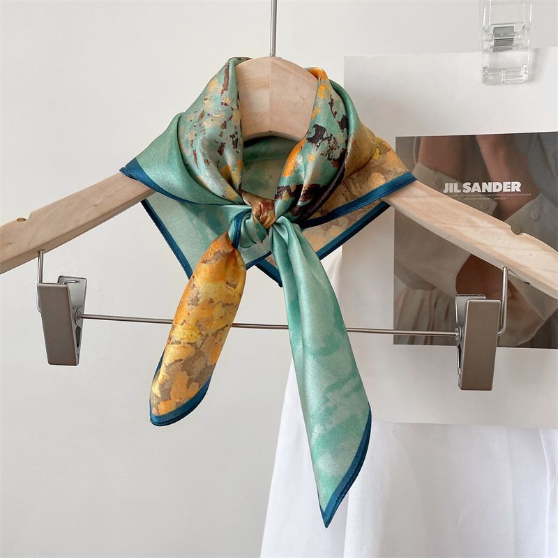 designs) Scarf (various Silk Print