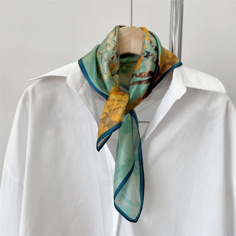 designs) Scarf (various Silk Print
