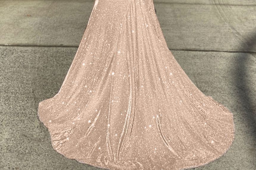 Gown Mermaid Evening Glitter