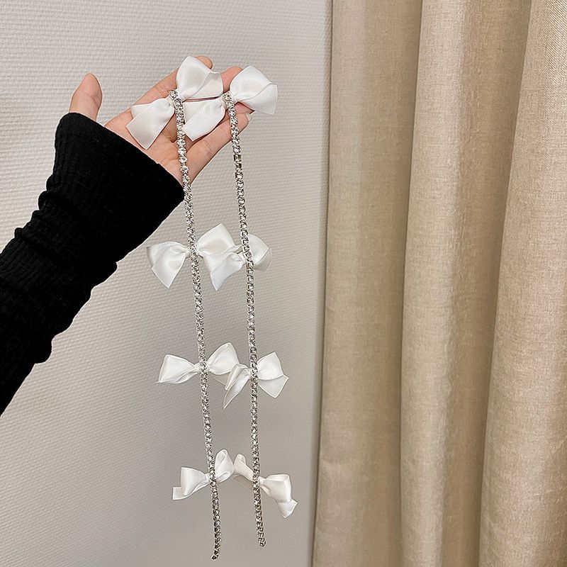 Bow Rhinestone Clip Hair