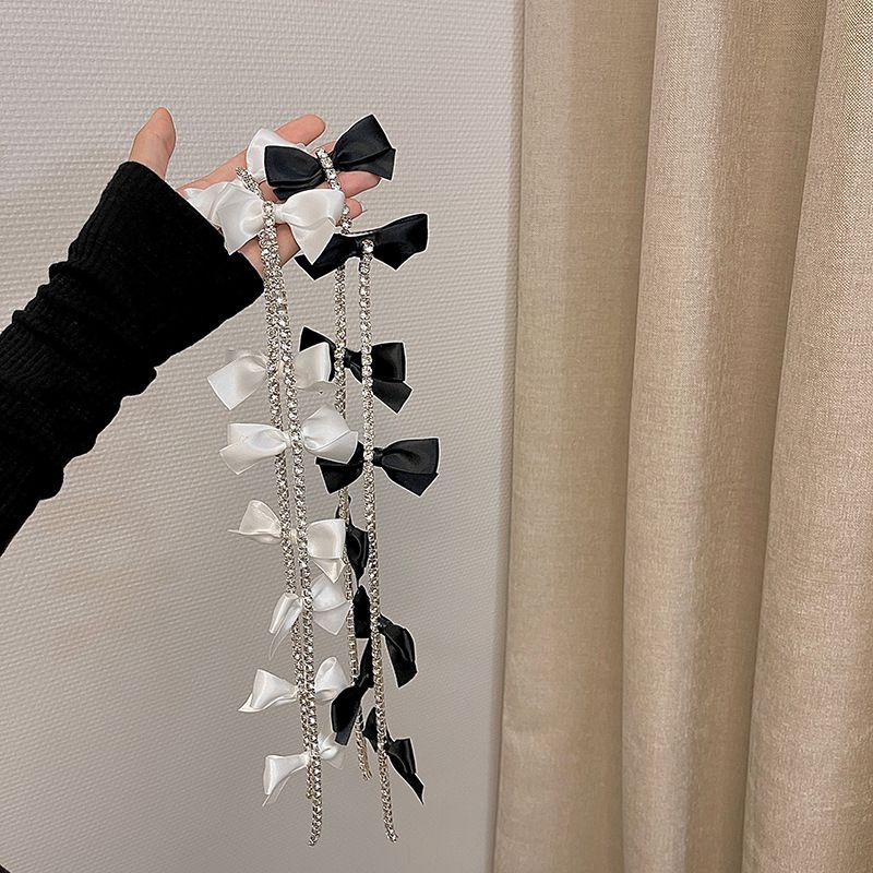 Bow Rhinestone Clip Hair