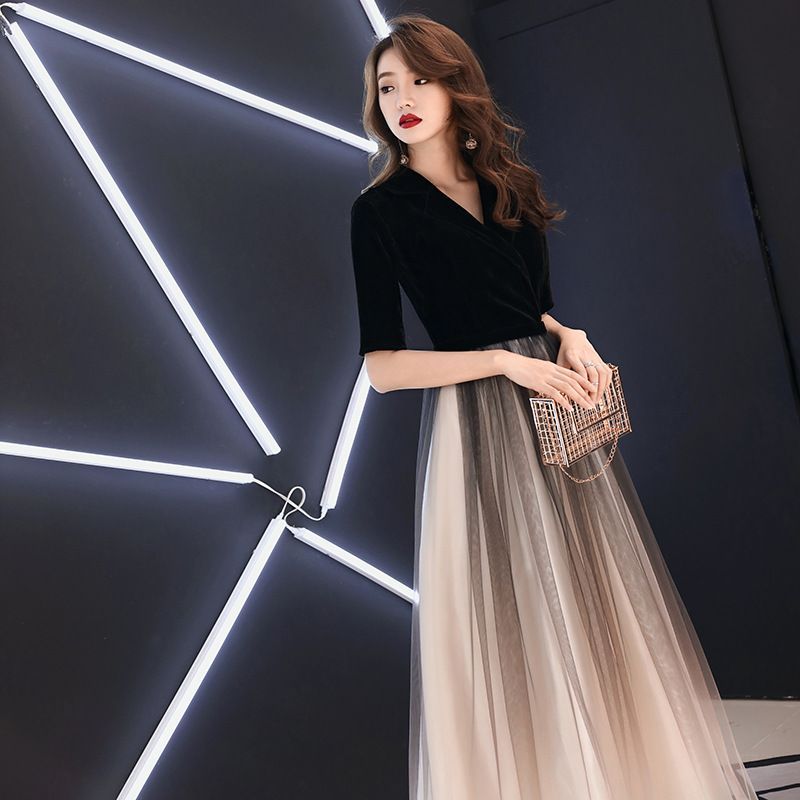 (Various Ombre Gown A-Line Evening Designs) Mesh