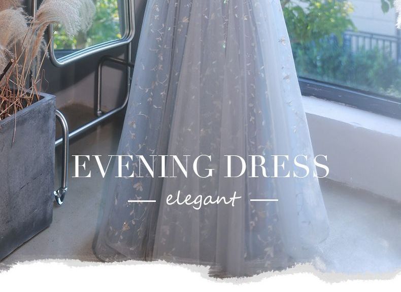 Gown Evening Sequined / Puff-Sleeve Dress A-Line Cocktail