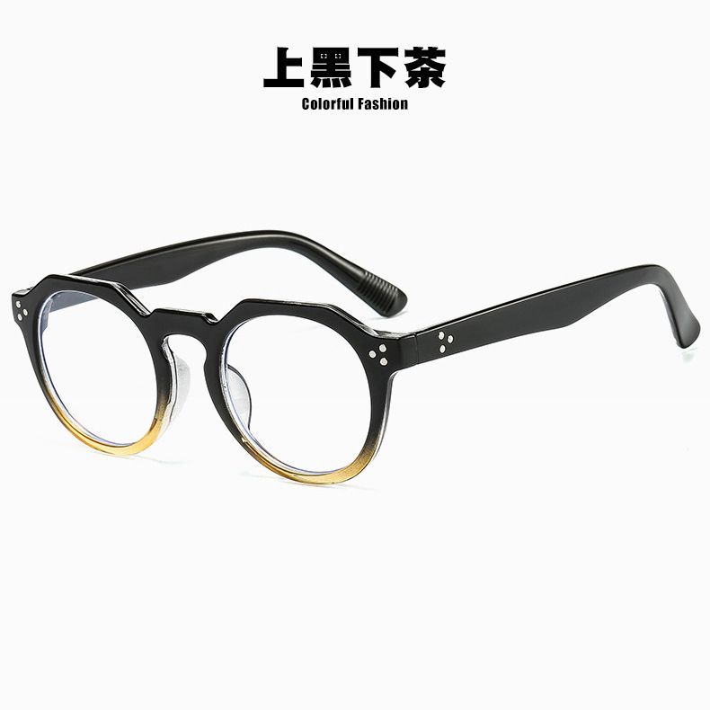 Retro Light Blue Eyeglasses Blocking