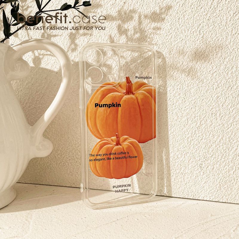 Case Pumpkin Transparent Phone