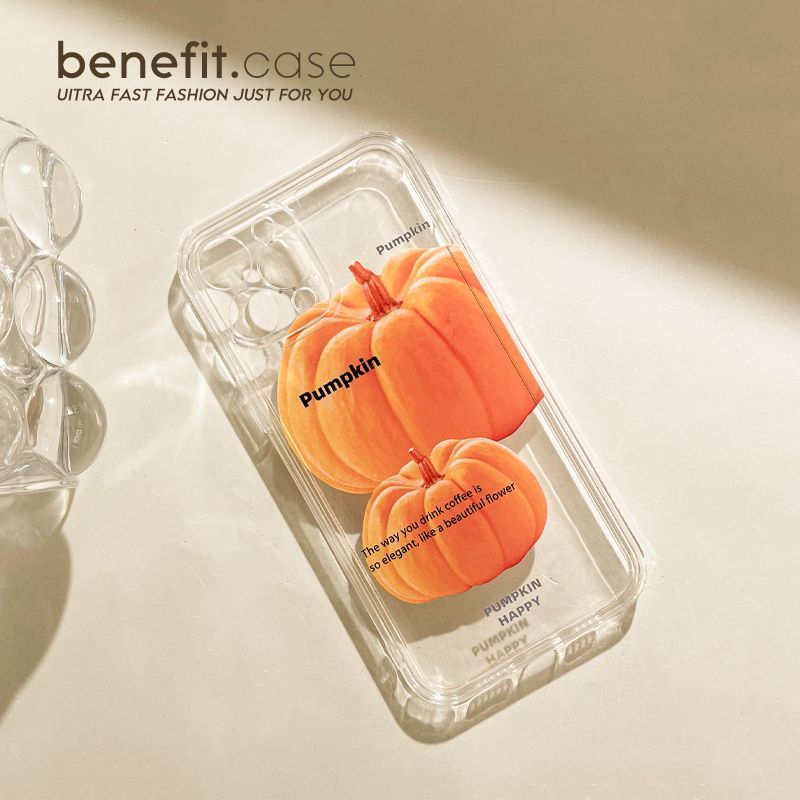 Case Pumpkin Transparent Phone