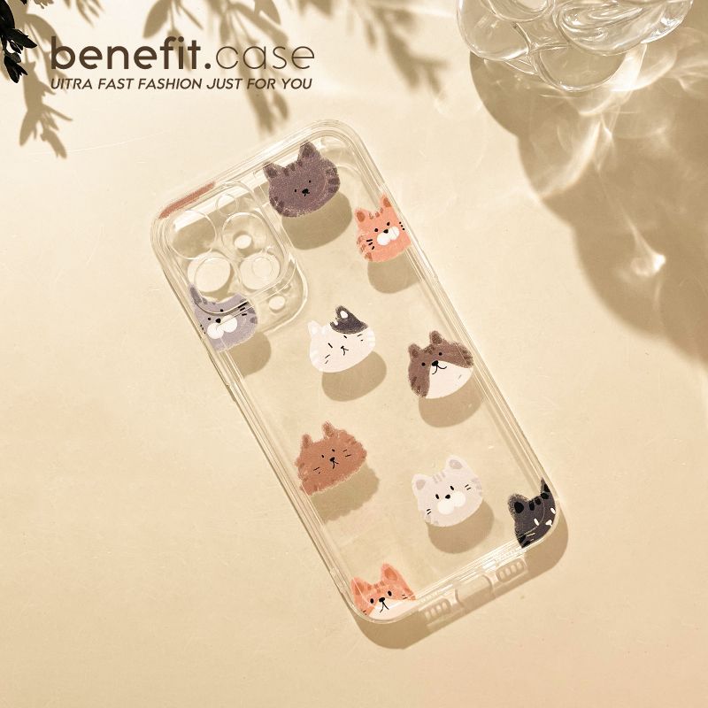 Phone Transparent Cat Case