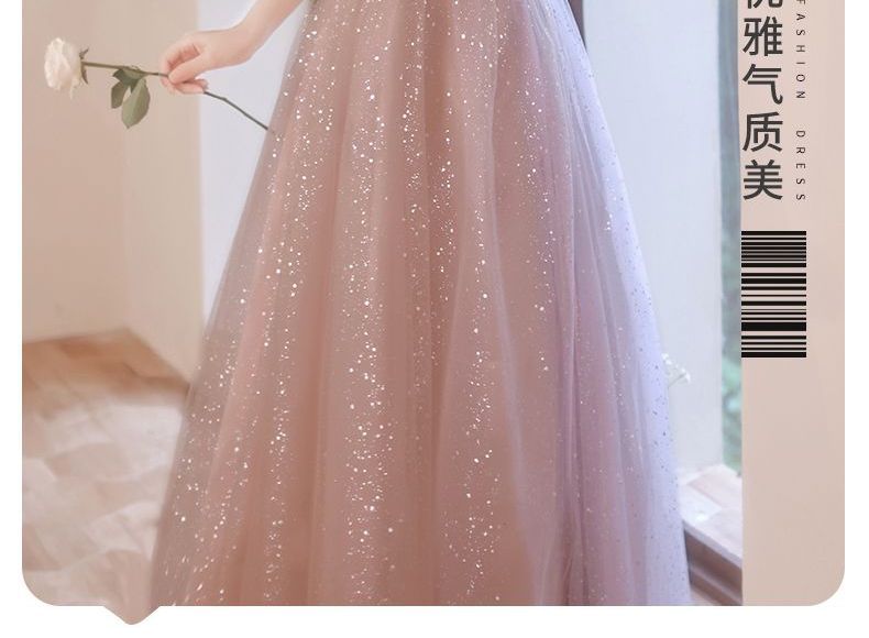 A-Line Dress Evening Mesh Cocktail / Gown