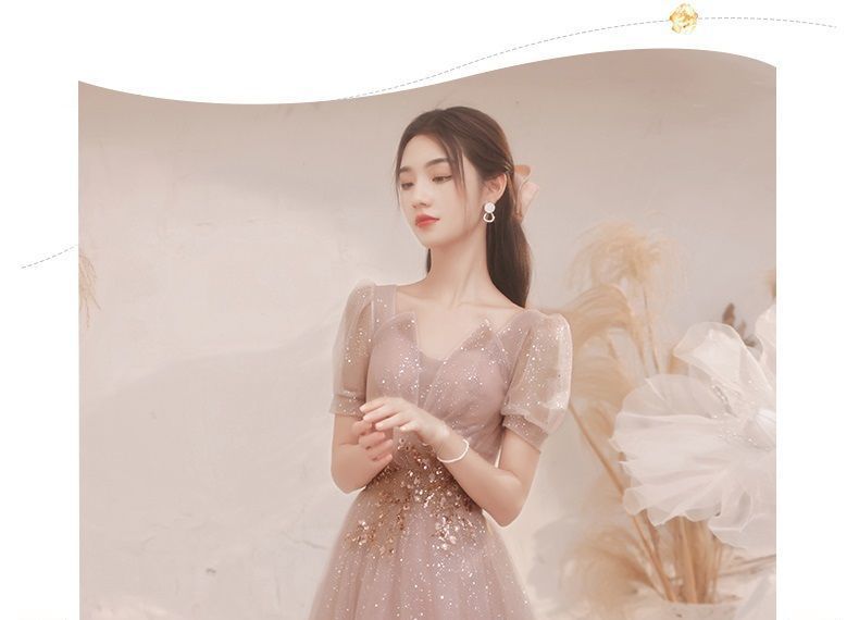 A-Line Dress Evening Mesh Cocktail / Gown