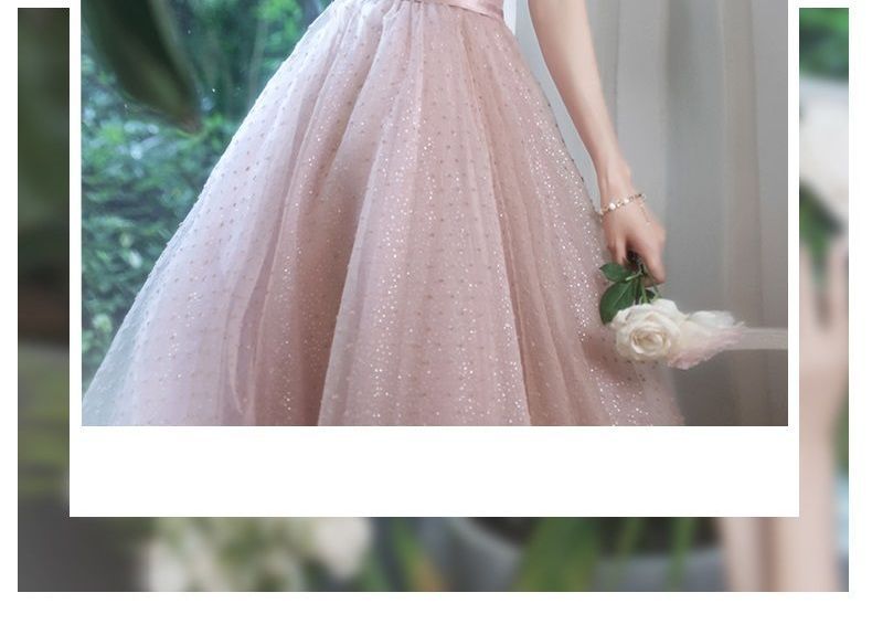 Gown A-Line Mesh Evening